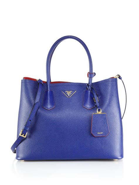 blue prada saffiano bag|prada saffiano shopping bag.